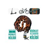 Vi Caro 100 cm Bisiklet Kilidi 100 cm Kask Kilidi