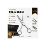 Vi Caro 13 Cm 1. Kalite Profesyonel Çelik Ara Makası Efile Dişli Saç Seyreltme Berber Kuaför Makası