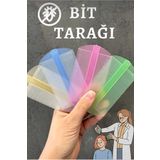 Vi Caro 2 Adet İnsan Bit Tarağı En İnce Aralıklı Bit Tarak Sağlam Plastik Pire Bit Tarağı Karışık Renklerde