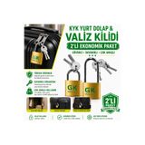 Vi Caro Askeri Bot Ve Dolap-Valiz Kilidi 2'li Paket-Asker Paketi 2'li Kilit