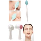 Vi Caro Çift Taraflı Yüz Temizleme Fırçası Ve Burun Siyah Nokta Temizleyici Dudak Peeling Fırçası