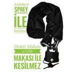 Vi Caro Grade80 10 Mm Kalınlık 2 Metre Kesilmez Motorsiklet Zincir Kilit Motor Kilidi Motosiklet Kilidi