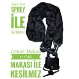 Vi Caro Grade80 G80 13 Mm 1.5 Metre Kesilmez Çelik Motorsiklet Zincir Kilit
