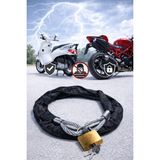 Vi Caro Motorsiklet 8 mm 1.5 Metre Çelik Halat Motorsiklet Zincir Kilit Scooter Kilidi Motor Kilidi