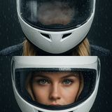 Vi Caro Motosiklet Pinlock Kask Vizörü Buğu Buhar Önleyici Film (Kask Değildir)