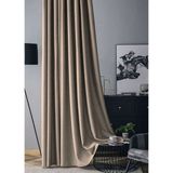 Vi Home Vizon Rengi Karartma Fon Perde Blackout Lüks Düz Dikiş Kornişli En x Yükseklik - 100 x 180 cm