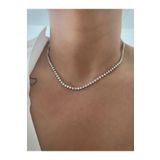 Vi store Çelik Gümüş Renk Su Yolu Kolye