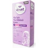 Vi-Vet 30 ml Yüz Tüy Dökücü Krem Unisex Tüm Ciltler için Aloe Vera ve E Vitamini İçerir
