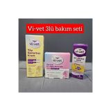 Vi-vet 3lü Bakim Seti Sir Ağda Bandi Yüz İçin 24lü+ Tüy Sarartici Krem 70+35ml +tüy Dökücü Krem 40ml