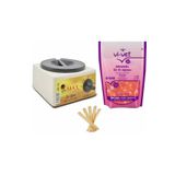 Vi-vet Ağda Makinesi 800ml+250ml Pudralı Soyulan Boncuk Ağda+5spatula
