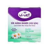 Vi-Vet Azulen Tüm Ciltler için Yüz Bölgesi Sir Ağda Bantları 24'lü
