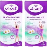 Vi-Vet Azulen Tüm Vücut için Sir Ağda Bandı Mor 41'li x 2