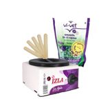 Vi-Vet Izla Sir Ağda Makinesi + 250g Pudralı Soyulabilen Boncuk Ağda + Spatula Seti & Waxing Machine AXII179
