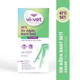 Vi-Vet Sir Ağda Bant Seti Azulen 41'li (20 Vücut Bandı + 8 Yüz Bandı + 8 Koltuk Altı Bandı + 5 Temizleme Mendili)