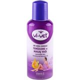 Vi-Vet Sir Ağda Temizleme ve Masaj Yağı E Vitamini 125 ml 3 Adet