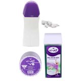 Vi-Vet Tüm Ciltler Azulen Kartuş Ağda + 2 Yıl Garantili Ağda Makinesi+10 Metre Rulo Ağda Bez Set