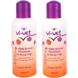 Vi-Vet Vi Vet Vivet 2 Adet Vivet Sir Ağda Sonrası Temizleme Ve Masaj Yağı 125 Ml Portakal