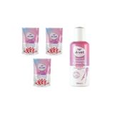 Vi-Vet Vivet Granül Sir Ağda Pudralı 250gr + Vivet Ağda Sonrası Temizleme ve Masaj Yağı 125ml ÇDŞ002