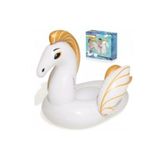 Via Bestway 159x109 Cm Beyaz Pegasus Tutmalı Şişme Deniz Yatağı