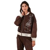Via Dante Oversize Fit Kolej Yaka Kol Detaylı Ceket Bayan CEKET 69144040