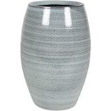 Via Gardenia Cresta Buz Mavisi Seramik Saksı Uzun 20 * 30Cm