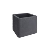 Via Gardenia Namook Plastik Taş Tasarım Saksı Gri G 39cm D 39cm Y 33cm