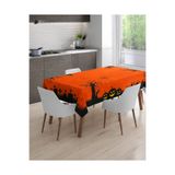 Viadela Halloween Temalı Turuncu Masa Örtüsü – 150x220 cm HalloweenVia, 150 x 220