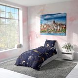 Viadela Viadela harry Potter Lacivert Temalı Nevresim Takımı (Çarşafsız) - 160 x 220 cm