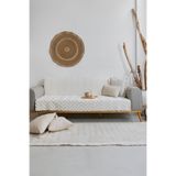Viaden Aura Kaymaz Taban Koltuk Örtüsü 170x210 cm Ekru