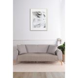 Viaden Ella Koltuk Örtüsü 100X200 cm Bej Renk Leke Tutmaz Kumaş ile Şık Görünüm Sağlar - 100 x 200 cm