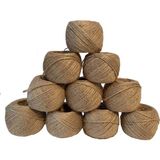 Viaforest 10 x 100 M Jüt Ip, Ip, Doğal, Bahçe, Bitkiler, El Işi Için, Paket Ipi - Çok Renkli