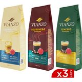 Vianzo Espresso Çekirdek Kahve Avantaj Paketi 2, Arabica 3X250 G - 750 gr