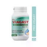 Viapecia Pro Viagast Çigneme Tableti 1500 Mg Kalsiyum & Magnezyum Karbonat 30 Tablet