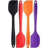 viarella Silikon Spatula Seti 4lü Büyük Boy Yanmaz Yapışmaz Çizmez 27cm