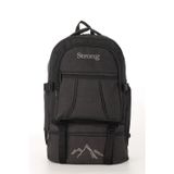 Vıatox Sr-03 Unisex Kanvas Kumaş Laptop Bölmeli Outdoor Sırt Çantası Dağcı Sırt Çantası Escp01 Siyah
