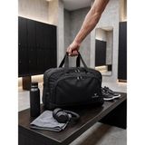 Viatox VT-005 Unısex Havlu Kumaş Hostes Valiz Seyahat Tatil Spor Hastane Çok Gözlü El ve Omuz Çantası Kabin Siyah - SİYAH SİYAH