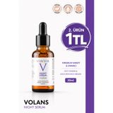 VİAVİOR KOZMETİK Volans Gece Cilt Serumu Vegan Kırışıklık Karşıtı Onarıcı Besleyici 30ml (1% RETİNOL - PEPTİDES) Viavior