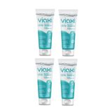 Viaxi Glide Lubricant Gel Naturel 200 ml Kayganlaştırıcı Jel X4 Adet