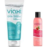 Viaxi Glide Lubricant Gel Naturel 200 Ml Masaj Yağı Çilek Aromalı 177 Ml