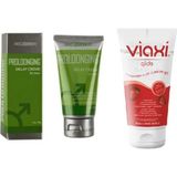 Viaxi Proloongıng Krem 56 Ml+Viaxi Çilek Aromalı Kayganlaştırcı - 1li
