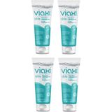 Viaxi Su Bazlı Renksiz ve Kokusuz Jel 200 ml 4 Adet Uzun Süre Kayganlaştırıcı Etki