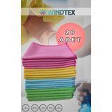 viber 20 Adet Mikrofiber Temizlik Bezi İz Bırakmaz Süper Emicili 40x40