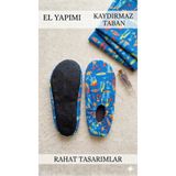 viberia Kaydırmaz Tabanlı Havuz Deniz Ayakkabı Mavi