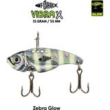 Vibrasyon Yem - Lrf/spin Jig - Fishack Vibrax - 15G 55MM - Zebra Glow
