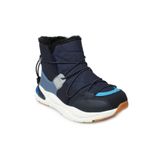Vicco 21K.368 Lacivert Renk Kürklü Bilek Boy Kalın Taban Unisex Çocuk Botu