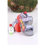 Vicco 332.B25Y.256 Jack Gri Rahat Esnek Işıklı Erkek Çocuk Sandalet
