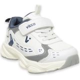 Vicco 346.P25Y.202 Beyaz Çocuk Spor Ayakkabı Düz Tabanlı Rahat Kullanım İçin Tasarlandı