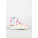 VİCCO Ada Desenli Kız Bebek Beyaz/Pembe Sneaker, Beyaz/Pembe, 22