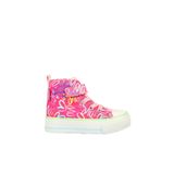 VİCCO Ada Desenli Kız Bebek Sneaker (Fuşya, 24 Numara)