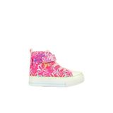 VİCCO Ada Desenli Kız Bebek Sneaker (Fuşya, 25 Numara)